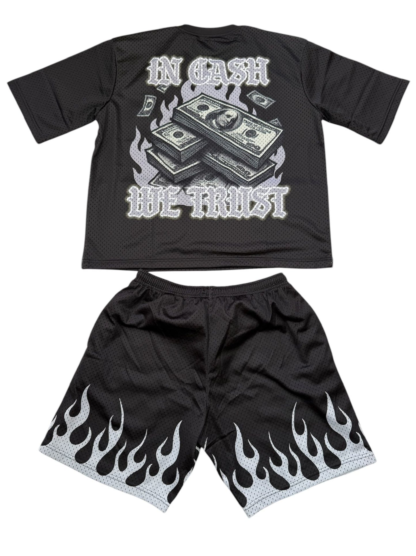 Focus Trust The Process Short Set Black