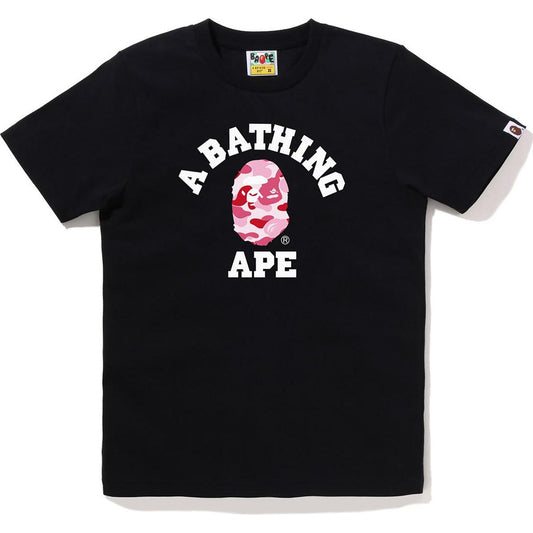 BAPE ABC Camo College Tee (SS25) Black/Pink