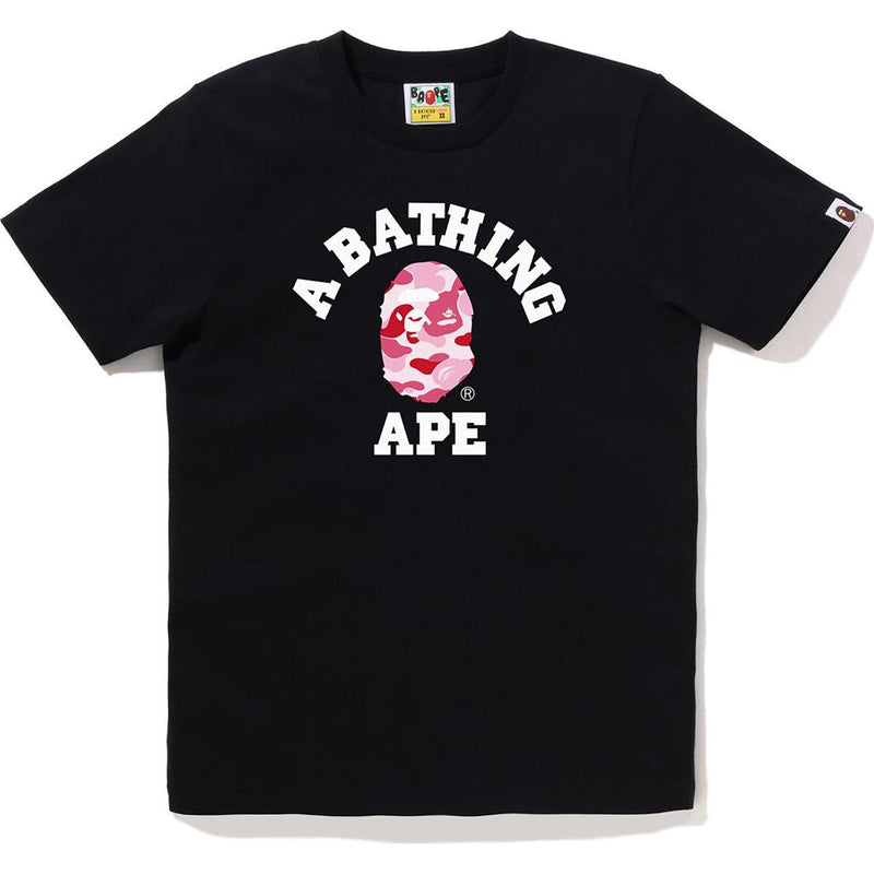 BAPE ABC Camo College Tee (SS25) Black/Pink