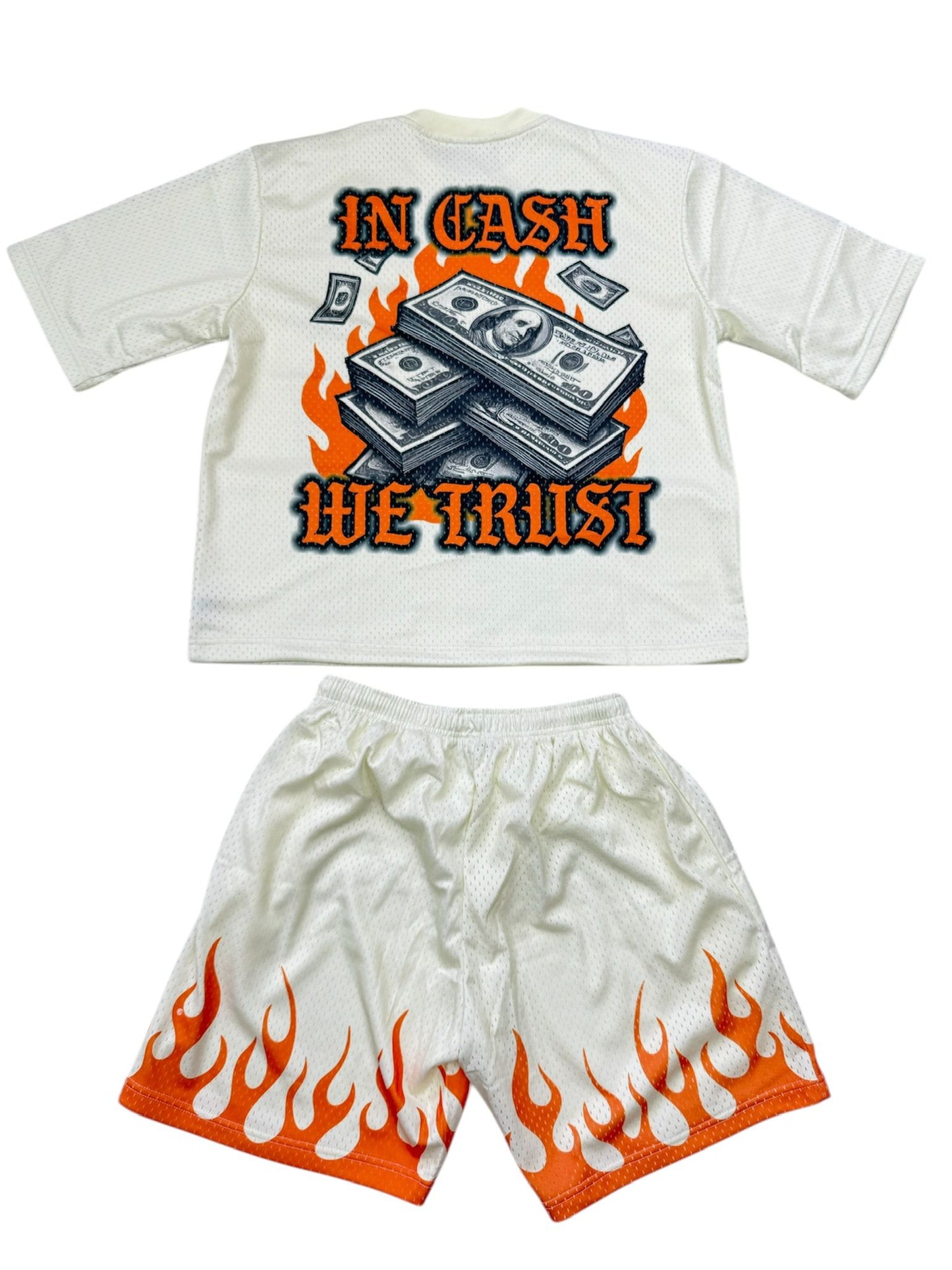 Focus Trust The Process Short Set Ivory
