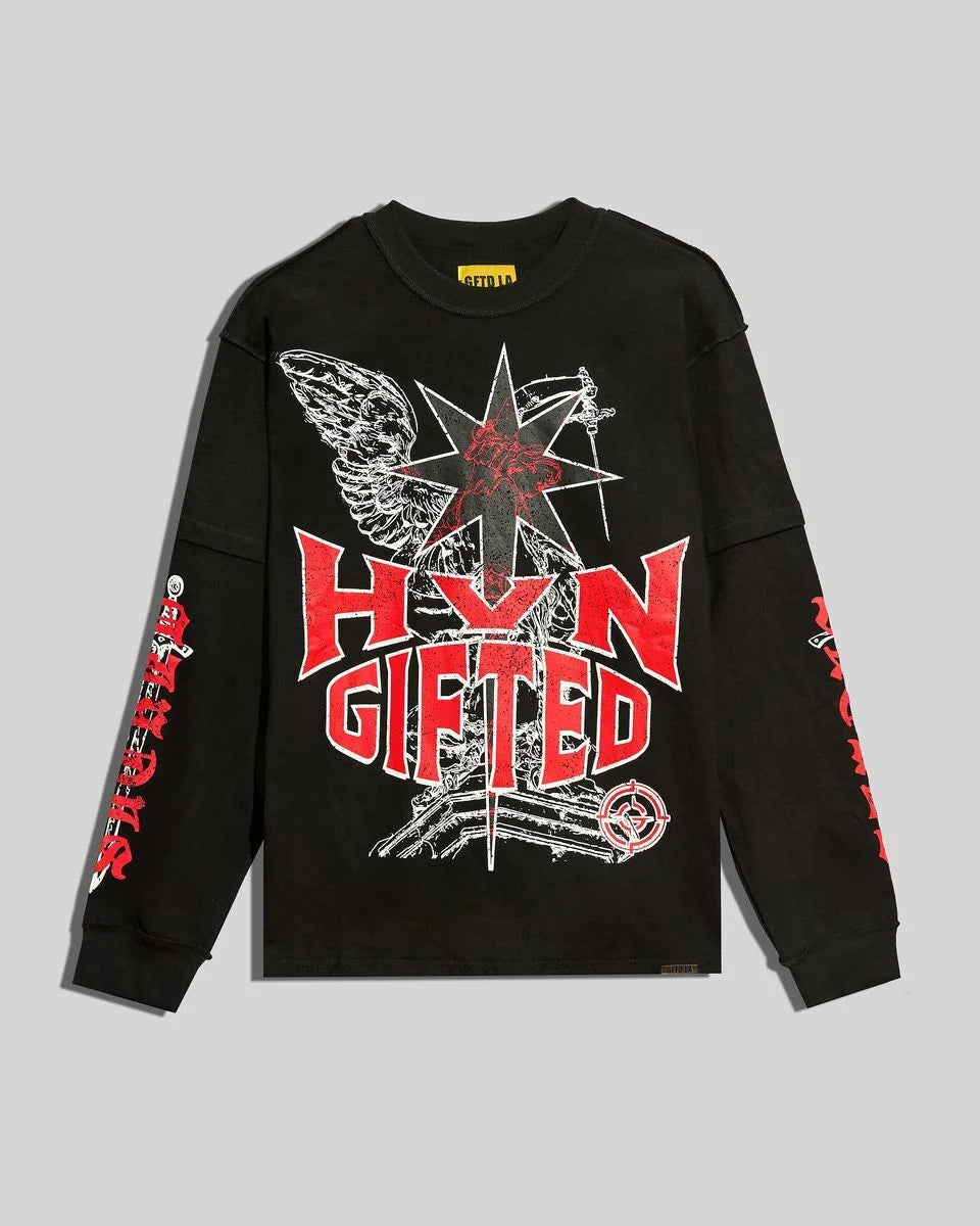 Gftd larger Than Evil Black Long Sleeve