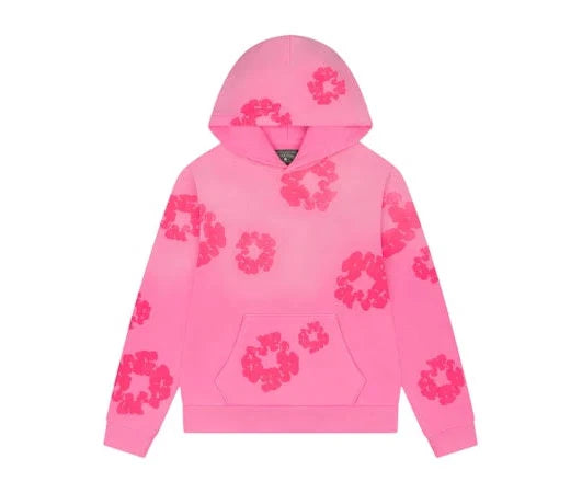 Denim Tears Mono Cotton Wreath Hoodie Pink