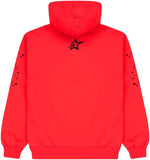 Spider Sp5der Men's P*nk V2 Cotton Hoodie Red