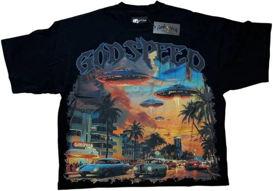 Godspeed Miami UFO Tee Black *Miami Exclusive* - M