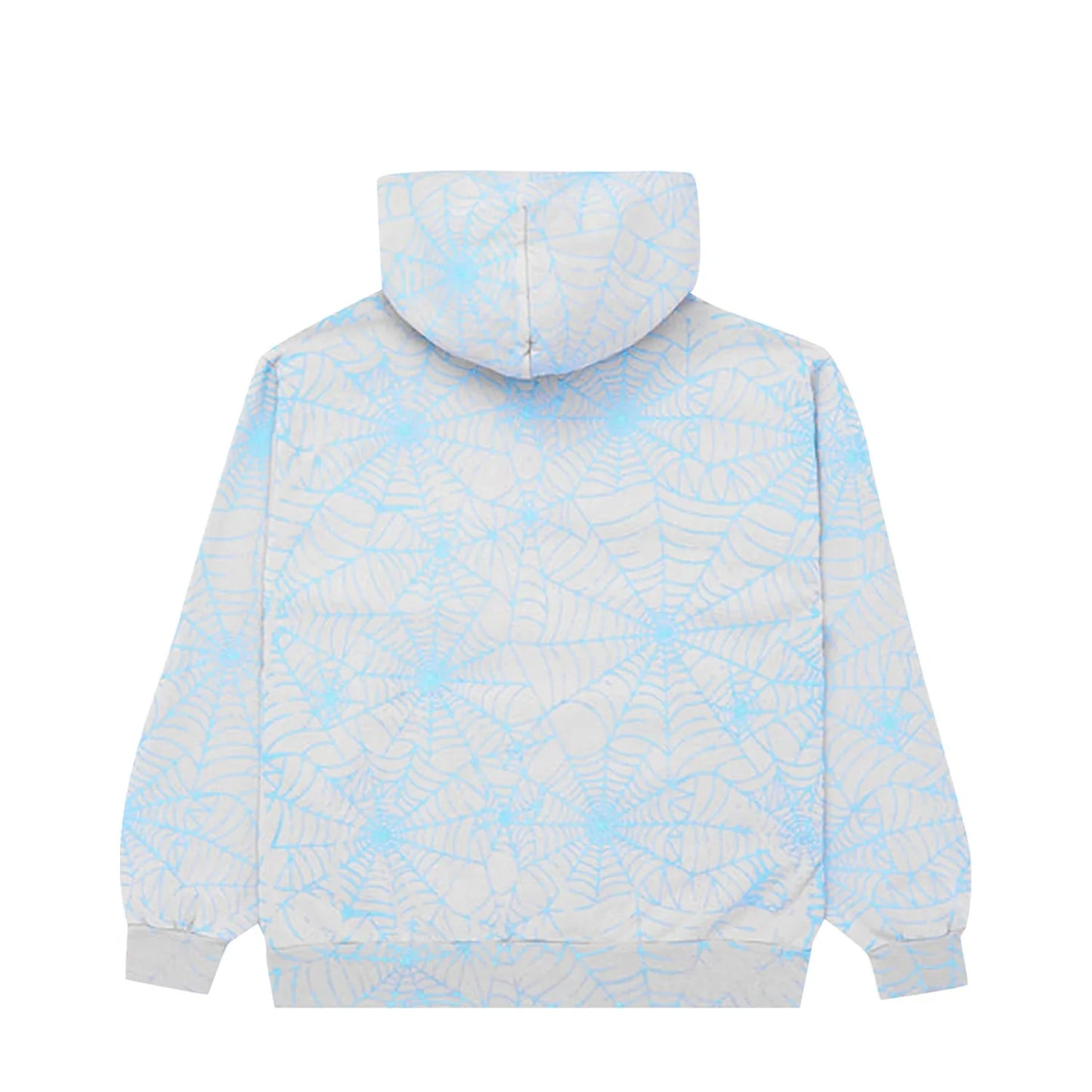 Sp5der AOP Web Hoodie Heather Grey