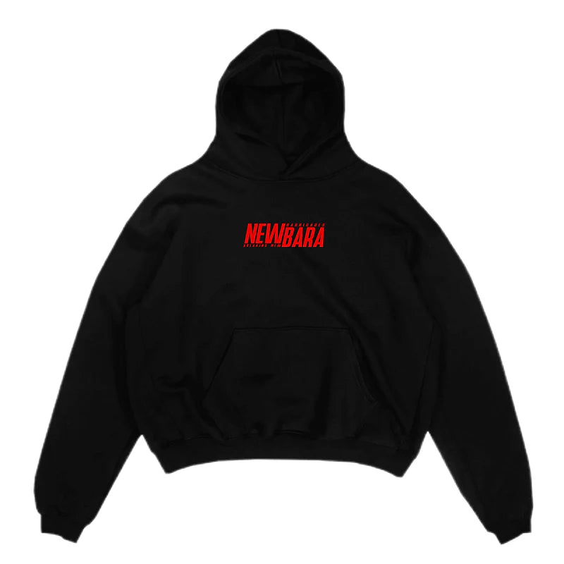 New Bara Stayed Focused Black/Red Hoodie