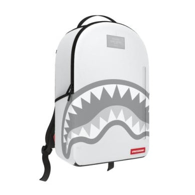 Sprayground Shark Central Tonal Grey Nylon Backpack