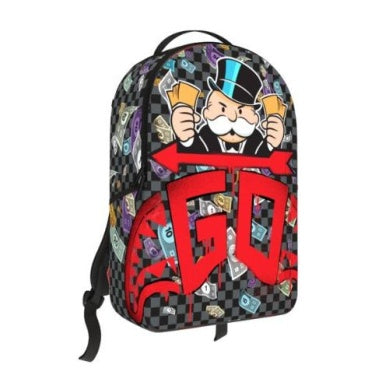 Sprayground Monopoly Go Sharkmouth Stencil Backpack