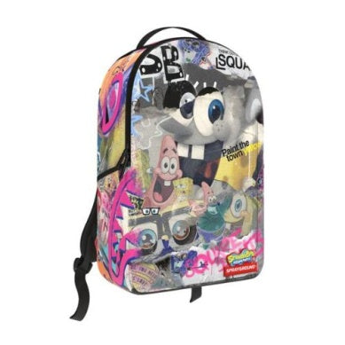 Sprayground Spongebob Graffiti Wall Backpack