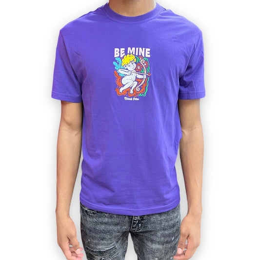 Black Pike Be Mine Purple T-Shirt